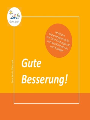 cover image of Gute Besserung!